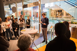 Stefan Sagmeister group critique with SAIC's Visual Communication Design Department