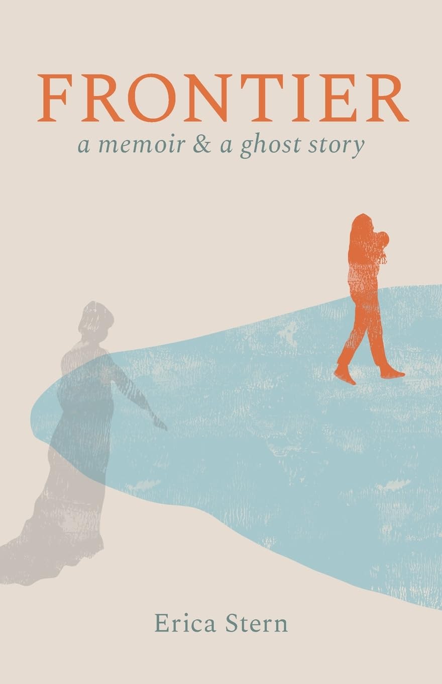A book cover for Frontier with two silhouetted figures