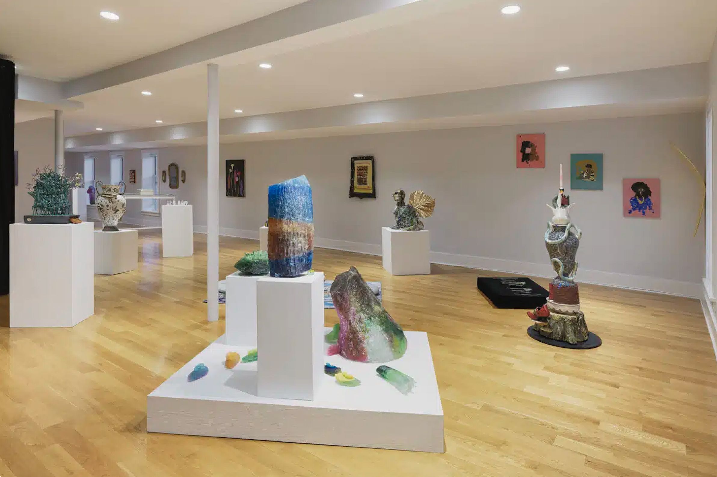 An installation view of When The Spirit Moves You