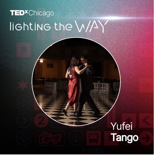 A poster for the TedX Talk Lighting the Way