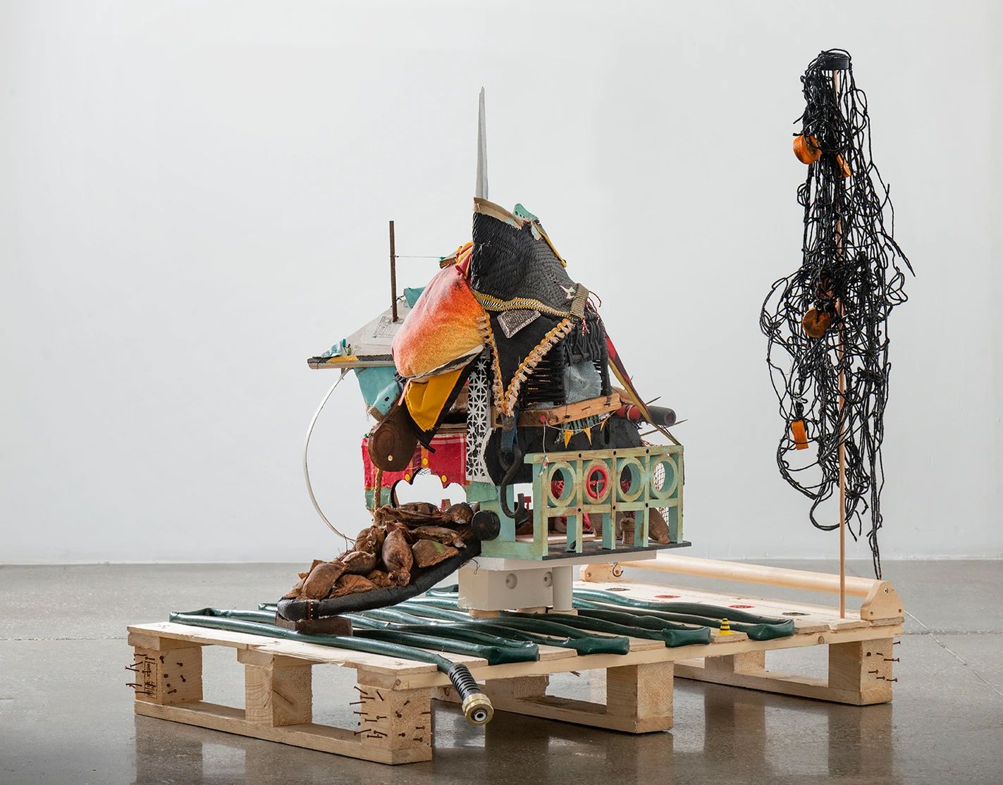 A multimedia sculpture