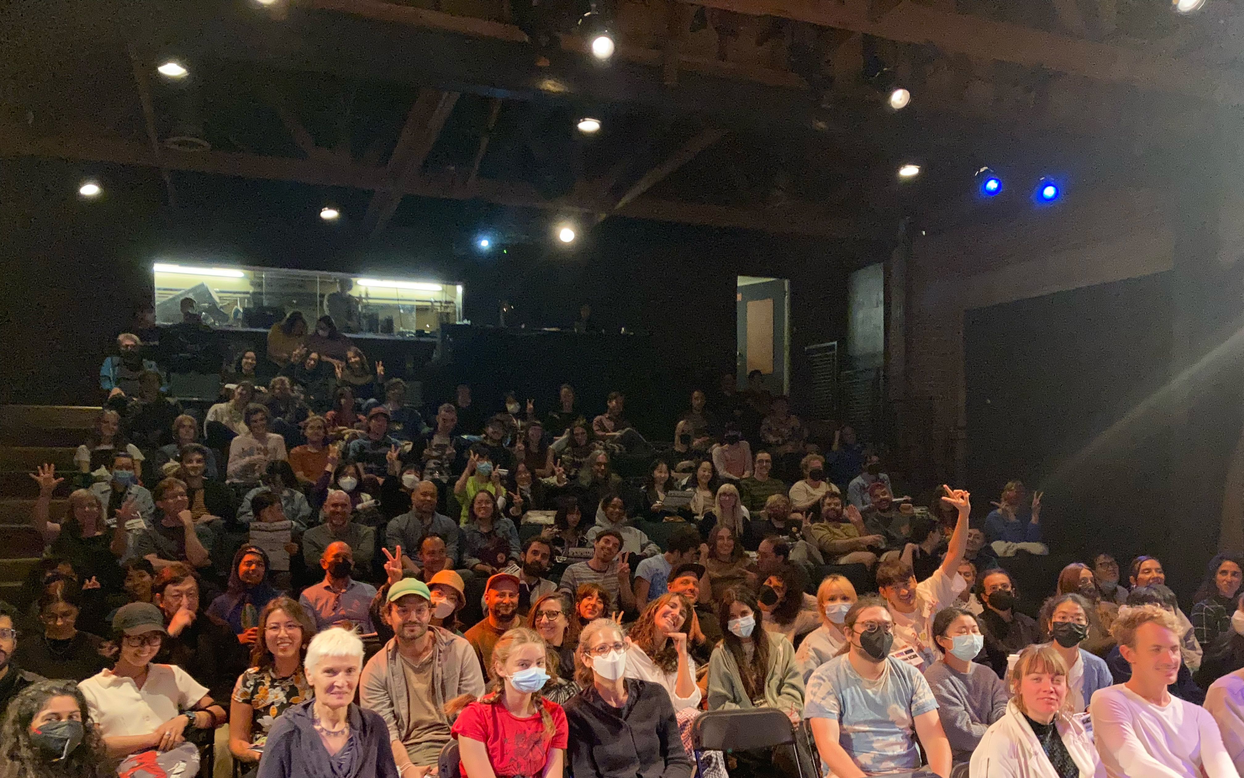 The audience at Eyeworks