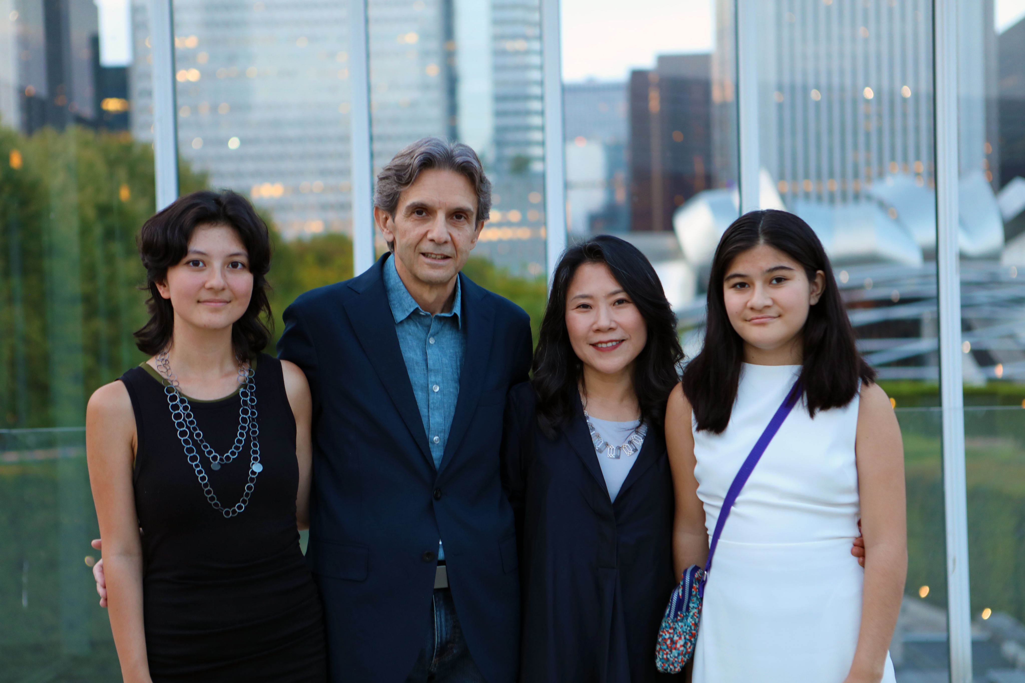 Jiseon Lee Isbara and her family 