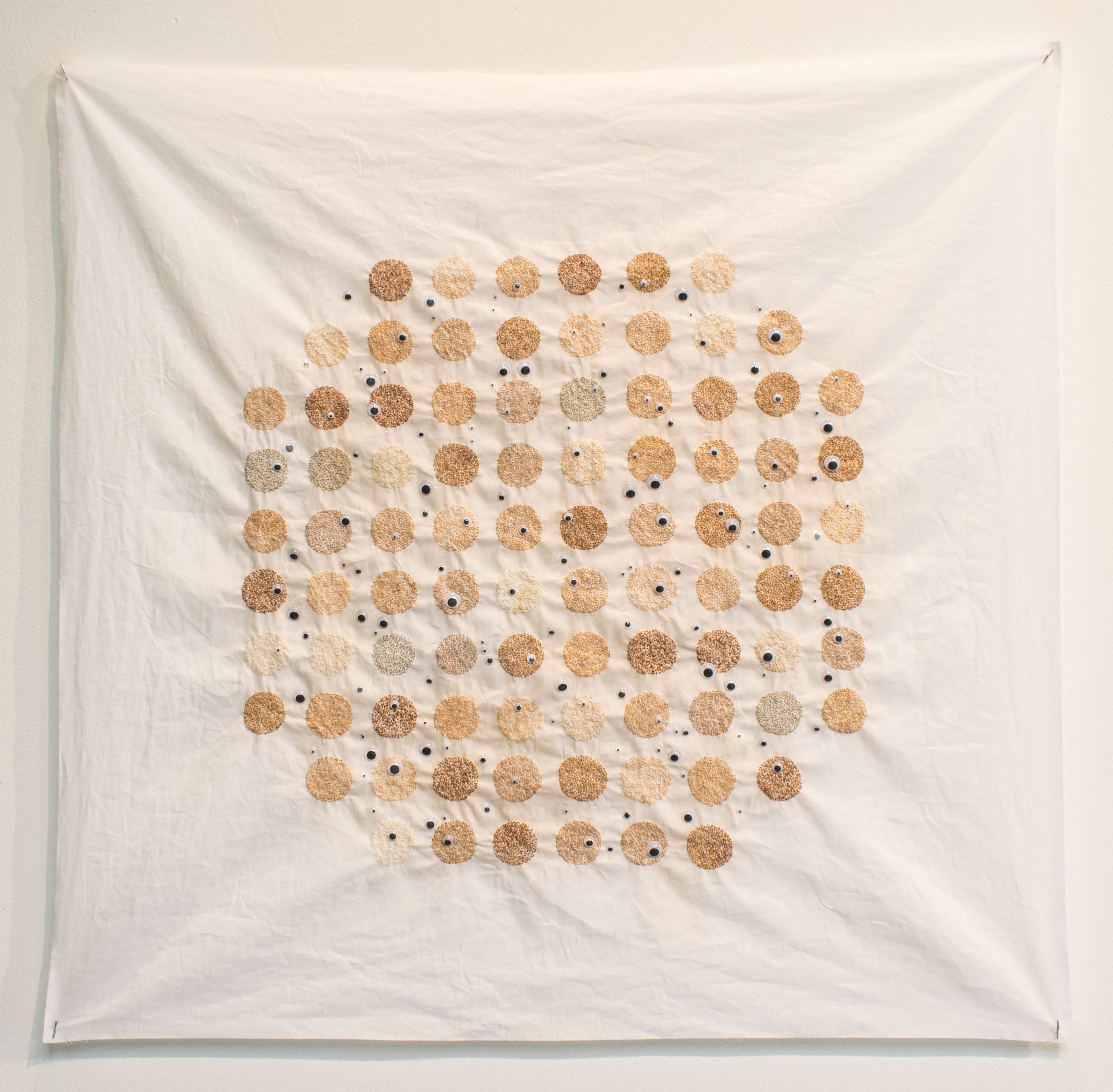 A textile piece by Jiseon Lee Isbara