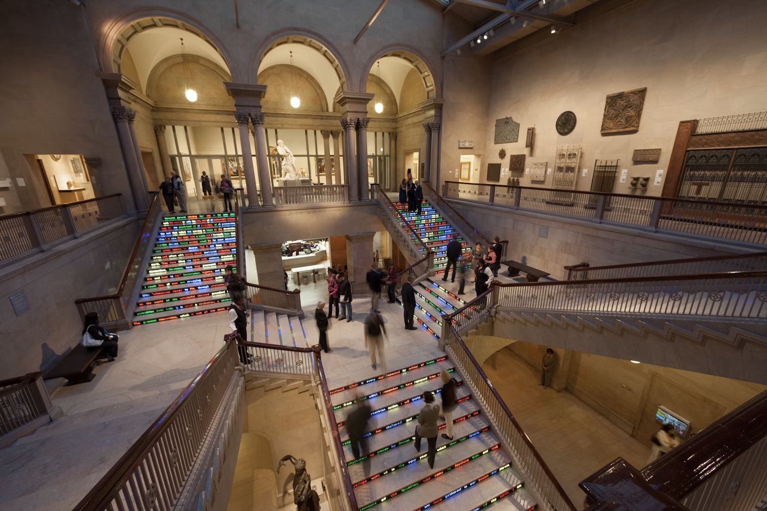 An installation view of Public Notice 3 at the Art Institute of Chicago.
