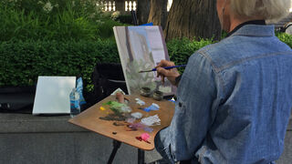 Plein Aire Painting (work by Mary Partridge)