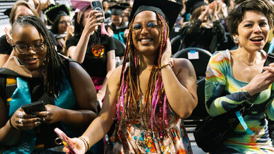 Students at 2023 Commencement