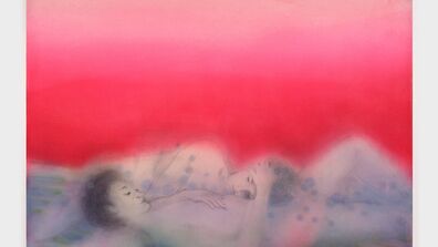 Alum Xingzi Gu’s Ethereal Paintings Reviewed in Hyperallergic 