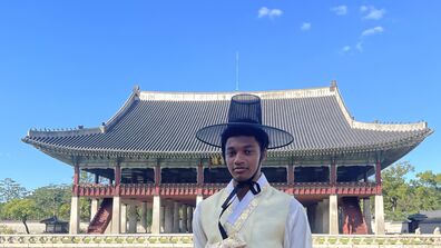 Student Thaddeus Martin Finds New Inspiration in South Korea
