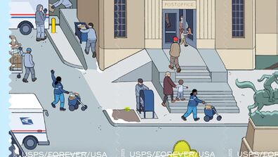 Alum Chris Ware Illustrates USPS Stamps