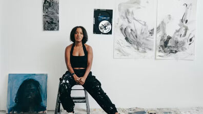 Alum Lindsay Adams' First Solo Exhibition Featured in W Magazine