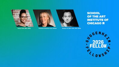 Three SAIC Community Members Named 2026 Guggenheim Fellows