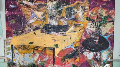 Alum Angel Otero’s Home-Inspired Paintings Profiled by Hyperallergic