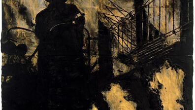 Donald Sultan's "Disaster Paintings" Reviewed by Washington Post