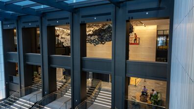 Willis Tower's Lobby Features New Work by Jacob Hashimoto