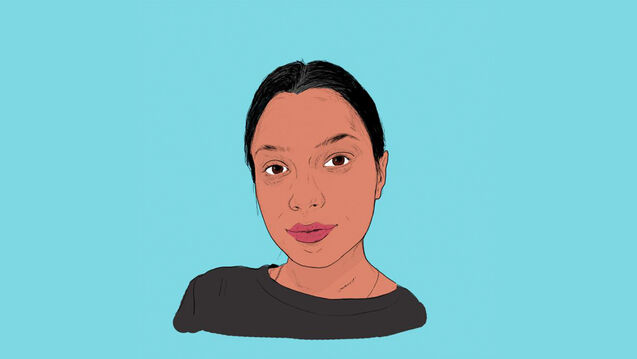 An illustration of Asiya Toorawa.