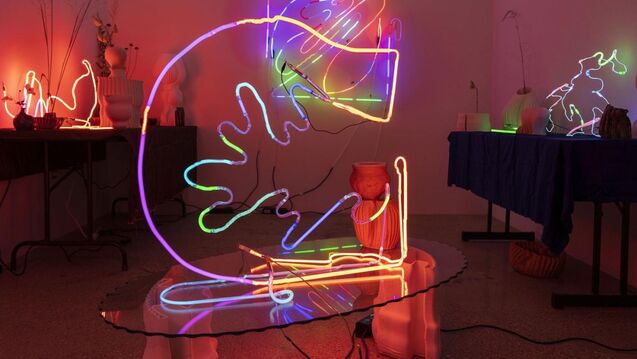 Image of Kelly's neon work