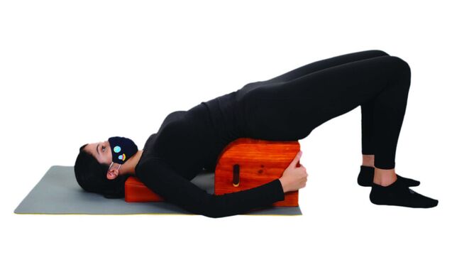 Image of a person with an assisting device
