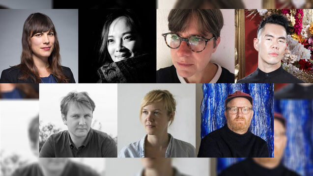 Headshots of the seven Guggenheim winners