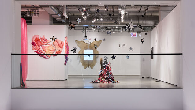 Artwork at the 2025 Low-Residency MFA Thesis Exhibition.
