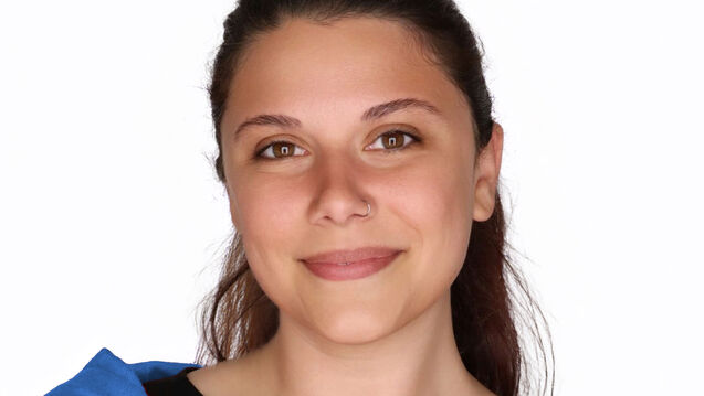 Headshot of Alyssa Bileschi, an adult person with a medium-fair skin tone and brown hair. 