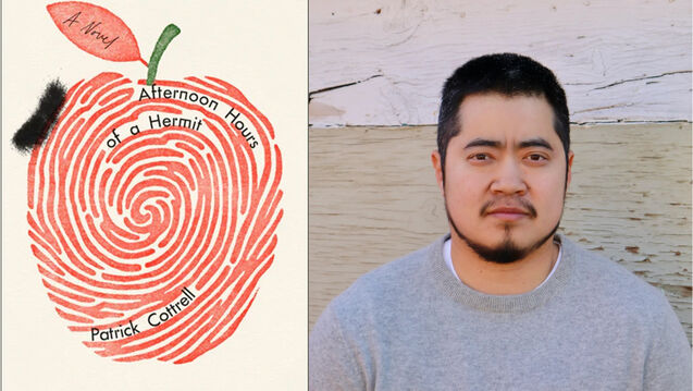 Patrick Cottrell headshot and his new book cover 