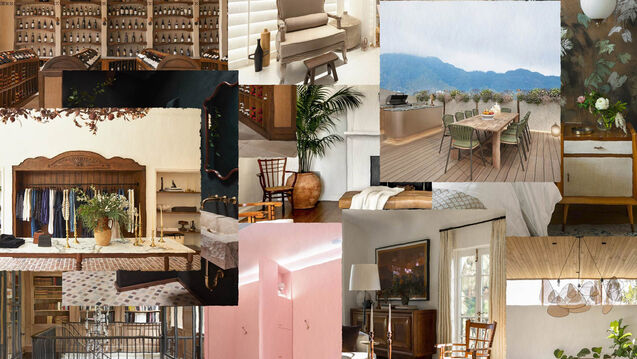 Images of different interior and exterior spaces