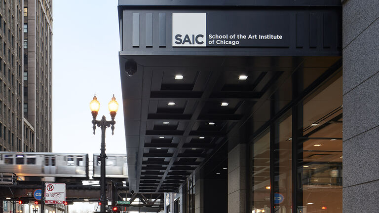 Front of SAIC Building