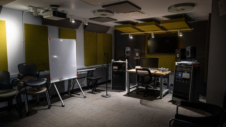 An image of the Sound Department facilities. 