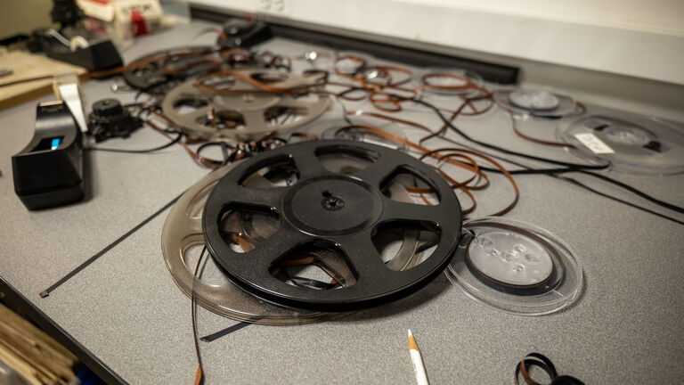 A detailed image of various sound equipment.