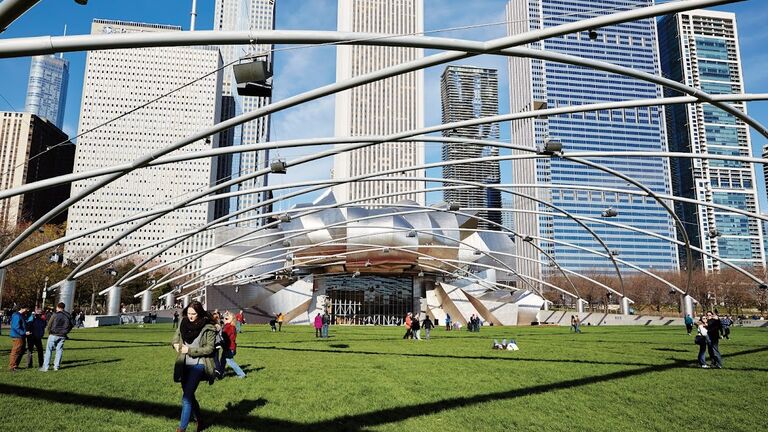 An image of Millennium Park. 