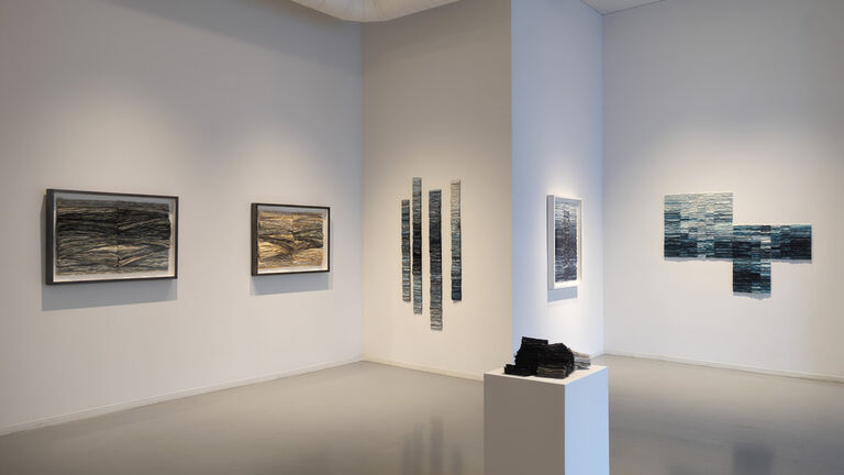 A gallery view of Yoonshin Park's exhibition In Lieu Of