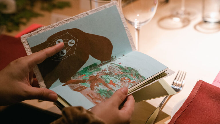 A photo of work by AIADO faculty member Jessica Jessica Charlesworth. 