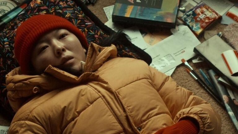 A screenshot of a film presented at the 27th annual Asian American Showcase at the Gene Siskel Film Center.