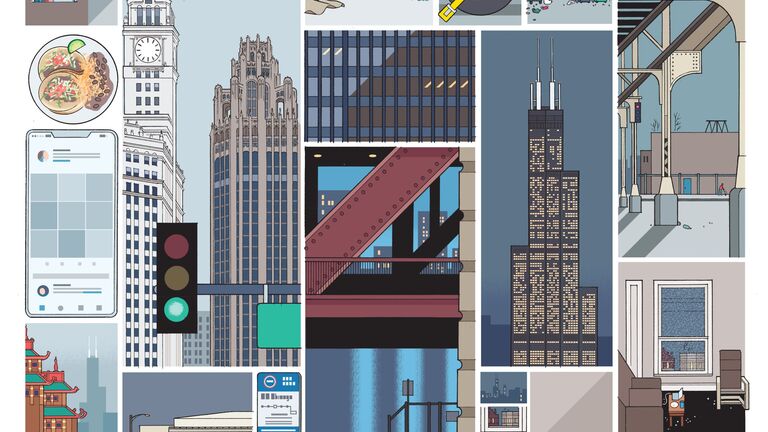 Comics of Chicago by Chris Ware