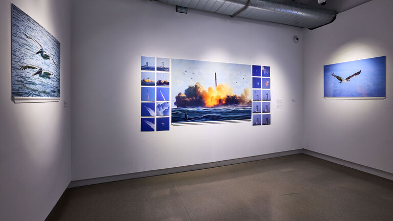 Artwork by John Sáenz, 2025 Low-Residency MFA Thesis Exhibition.