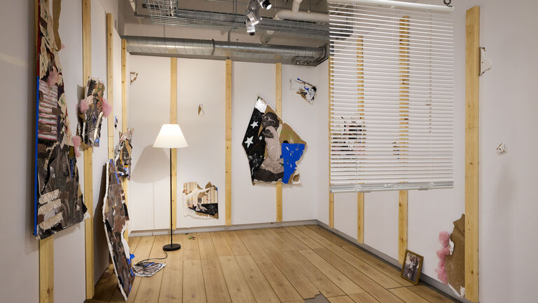 Artwork by Asé Selah, 2025 Low-Residency MFA Thesis Exhibition.
