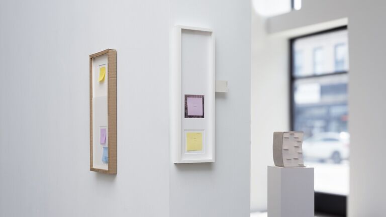 an interior of a gallery show 