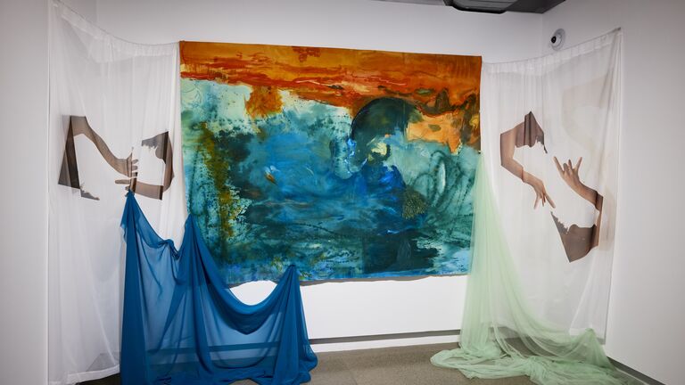 Artwork by Nell Pimentel, 2026 Low-Residency MFA Thesis Exhibition.