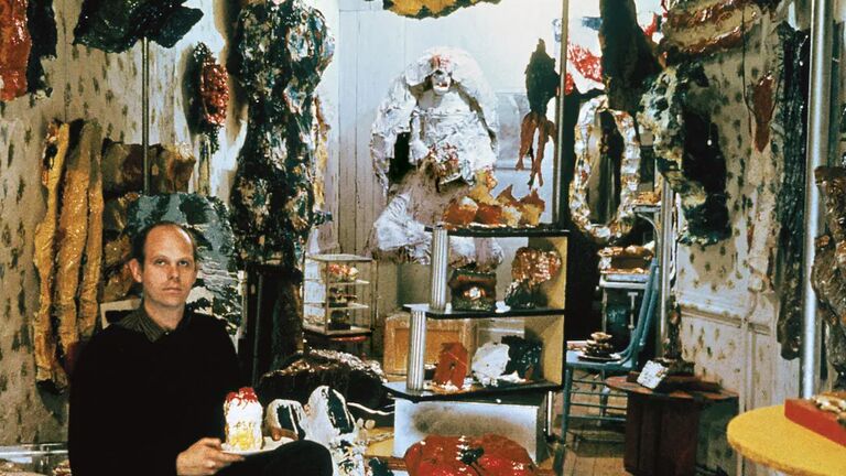 Claes Oldenberg and his installation The Store