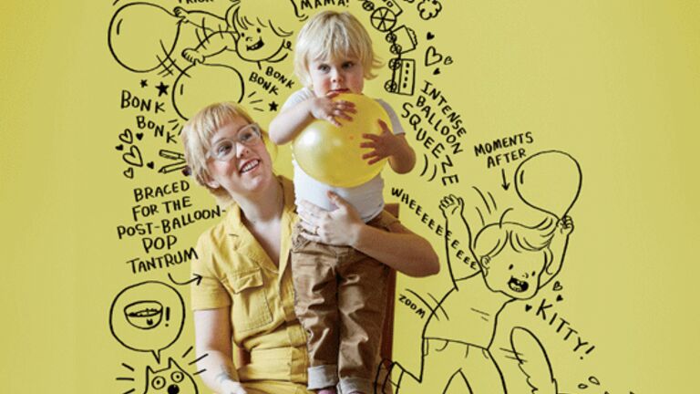 Lucy Knisley and Pal courtesy of Chicago Magazine