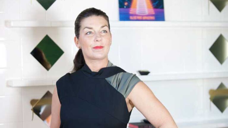 Monique Meloche. Photo by Heidi Norton, courtesy of Monique Meloche Gallery. Photo source: "Artnews"