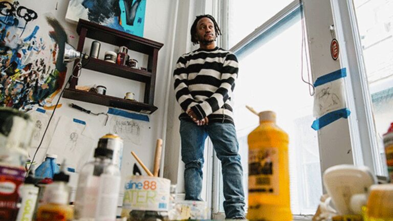 Artist Nikko Washington courtesy of Nolis Anderson
