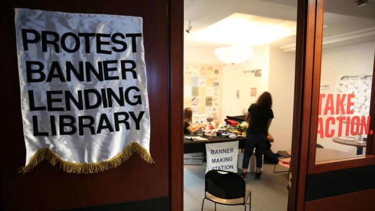 Protest Banner Lending Library