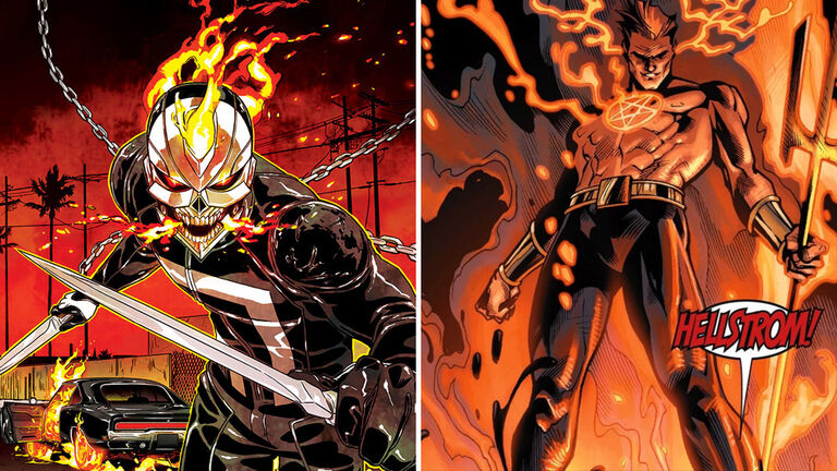 Ghost Rider and Helstrom are coming to Hulu. Courtesy of Marvel