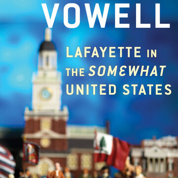 The cover of Sarah Vowell's book, "Lafayette in the Somewhat United States."