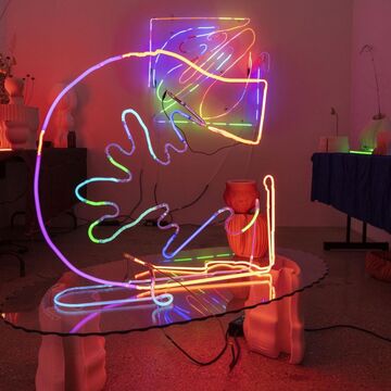 Image of Kelly's neon work