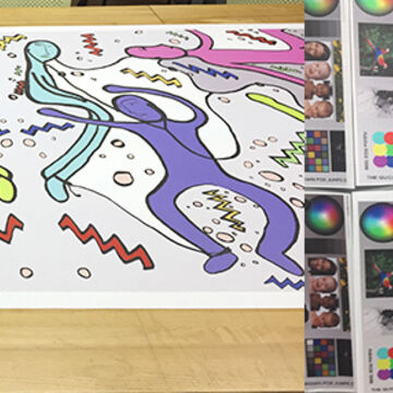 Latex printing sample