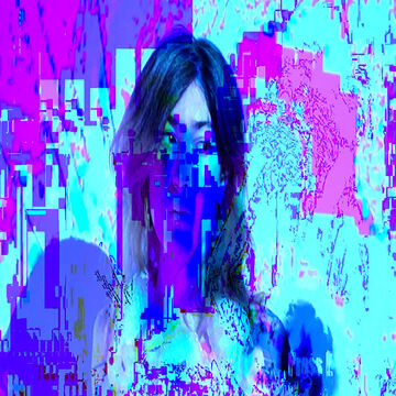A digital portrait of Ava Mirage Wanbli. 
