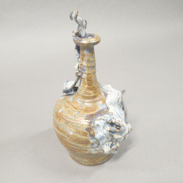 A decorative ceramic vase